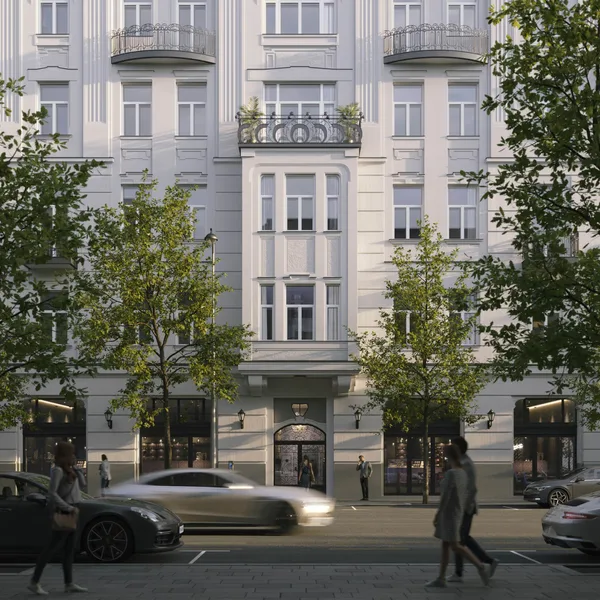 Rezydencja w zabytkowej kamienicy, rynek pierwotny.