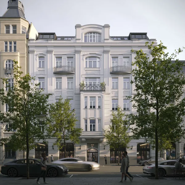 Nowoczesny apartament z widokiem na park.